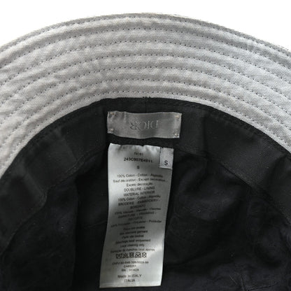 Cotton Logo Bucket Hat S Black