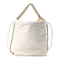 Shiny Caviar Quilted Monochrome Mini Chanel 22 White