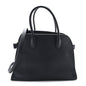 Matte Grained Calfskin Soft Margaux 12 Marine