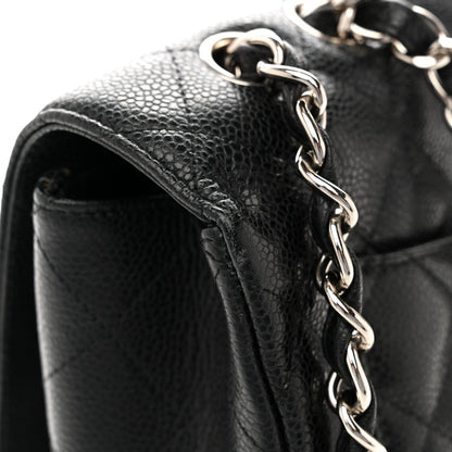 Caviar Quilted Jumbo Single Flap Black