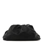 Smooth Butter Calf The Pouch Oversized Clutch Black