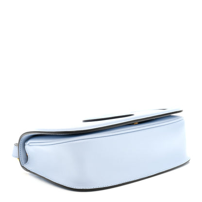 Roxy Calfskin Medium Blondie Top Handle Bag Cloudy Blue