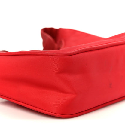 Tessuto Nylon Mini Re-Edition 2000 Bag Rosso