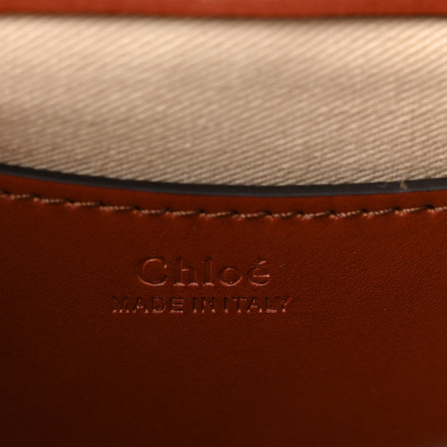 Calfskin Small Tess Bag Sepia Brown