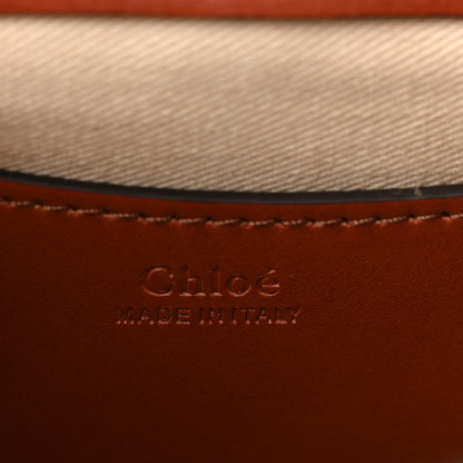 Calfskin Small Tess Bag Sepia Brown