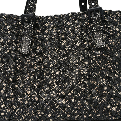 Nappa Nastri Medium Lido Tote Bag Tourmaline