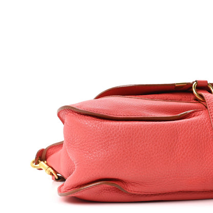Calfskin Medium Marcie Satchel Paradise Pink