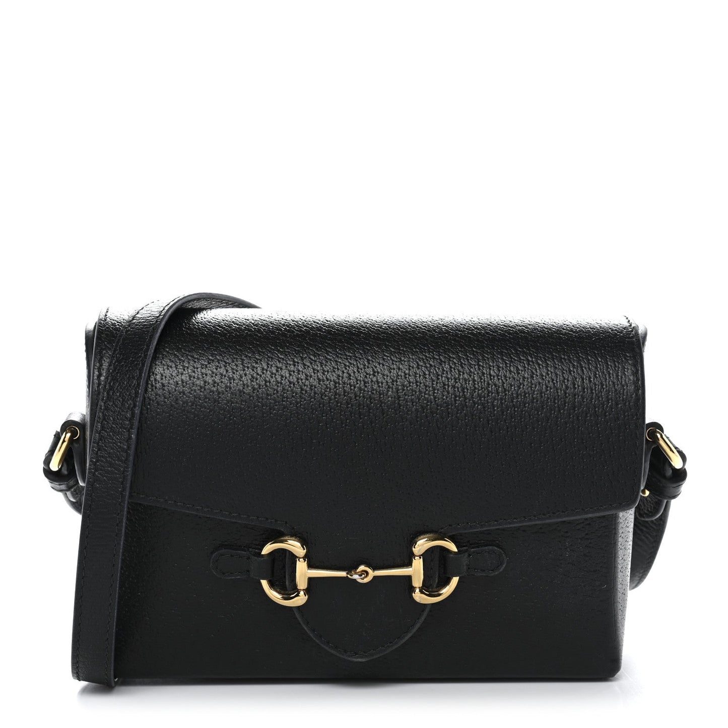 Calfskin Horsebit 1955 Shoulder Bag Black