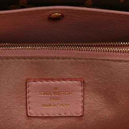 Grained Calfskin Monogram Double V Rose Poudre