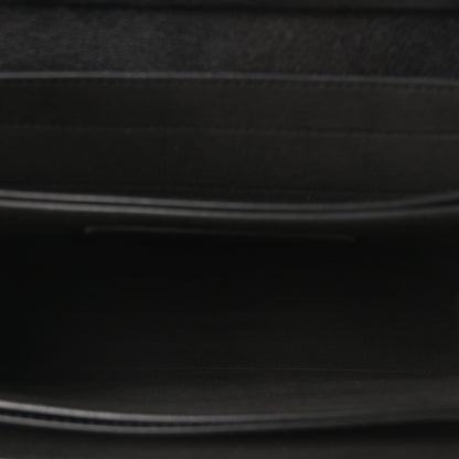 Goatskin Grommet Medium GV3 Shoulder Bag Black