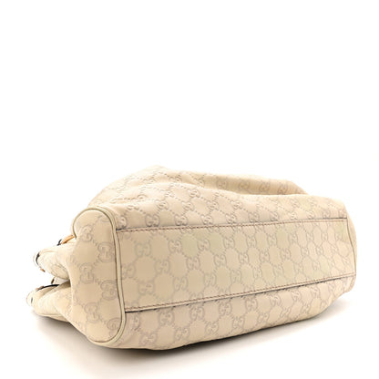 Guccissima Medium Sukey Tote Mystic White