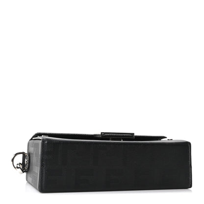 Vitello King FF Lines Embossed Baguette Soft Trunk Black