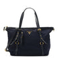 Saffiano Tessuto Nylon Shopping Tote Royal Blue
