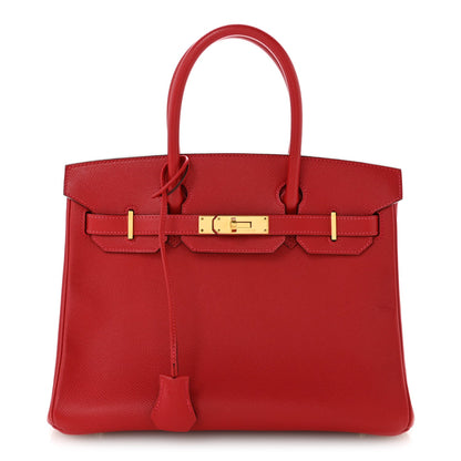 Epsom BIRKIN 30 Rouge Casaque