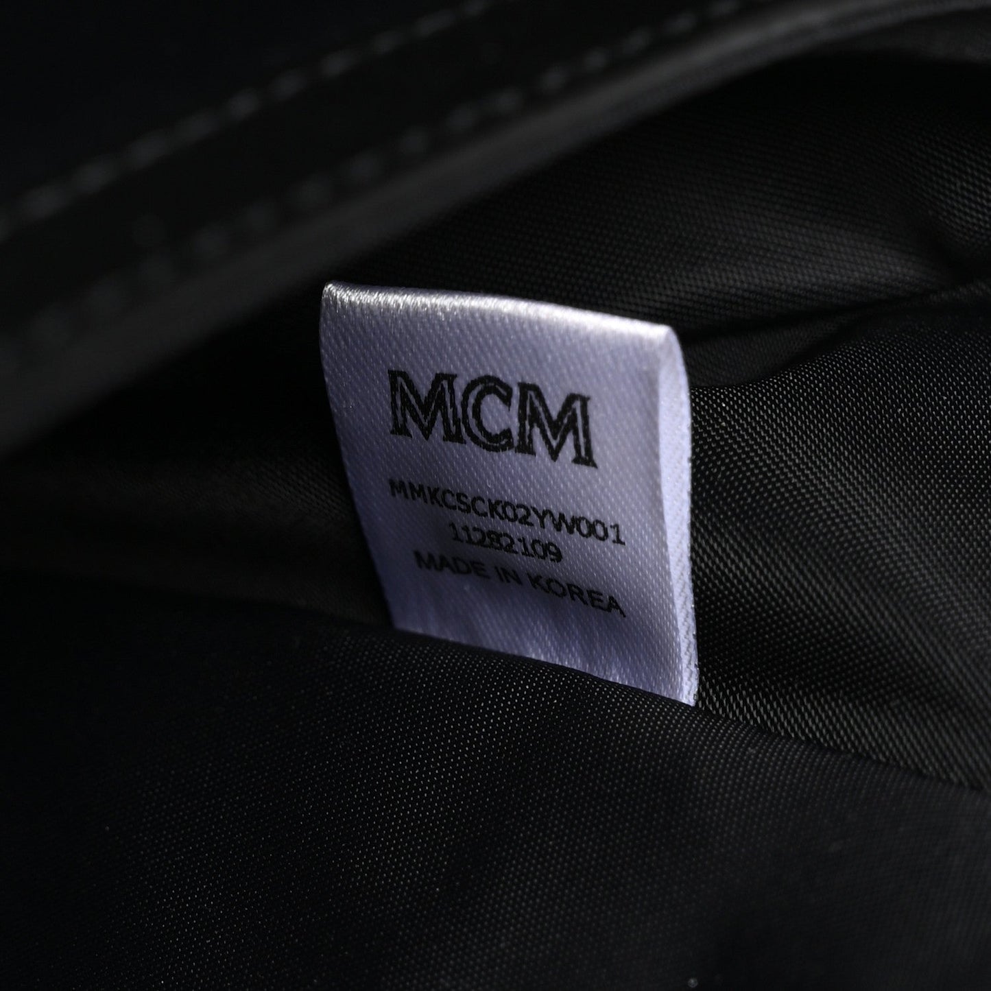 Cubic Monogram Medium Backpack Black Yellow