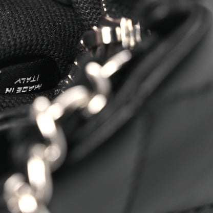 Lambskin Quilted Crossbody Bag Black