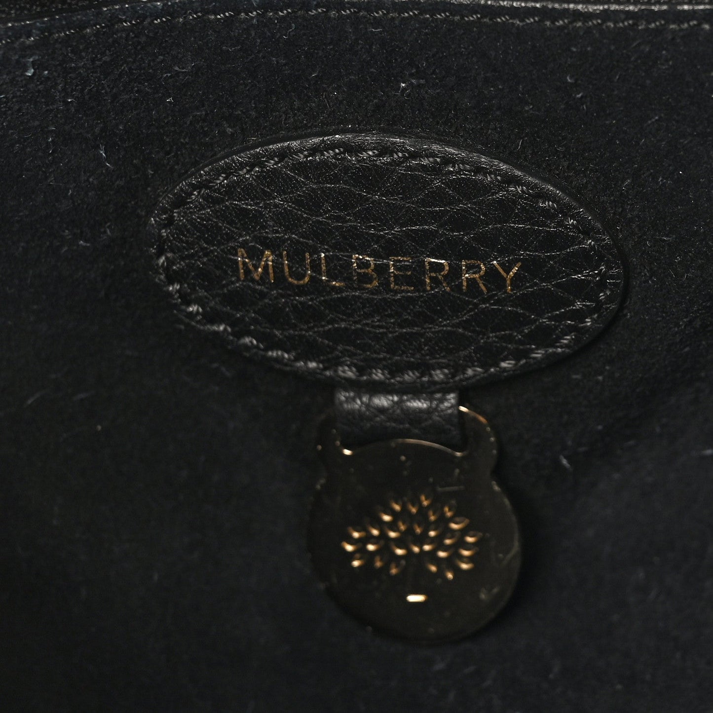 Small Classic Grain Calfskin Medium Lily Black