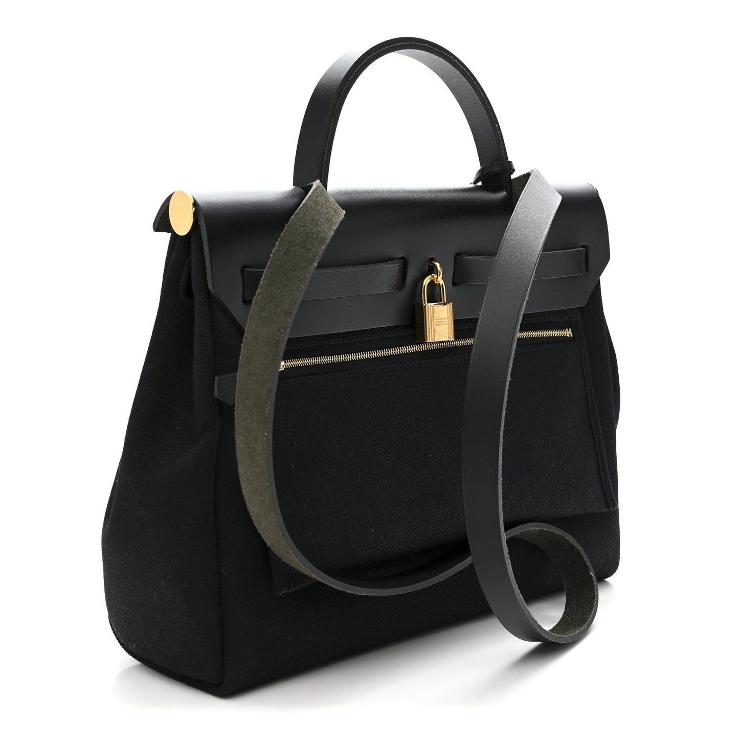 Military Toile Vache Hunter Herbag Zip Retourne 31 PM Bleu Marine Black