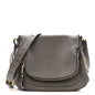 Calfskin Medium Shaded Jennifer Crossbody Bag Grey