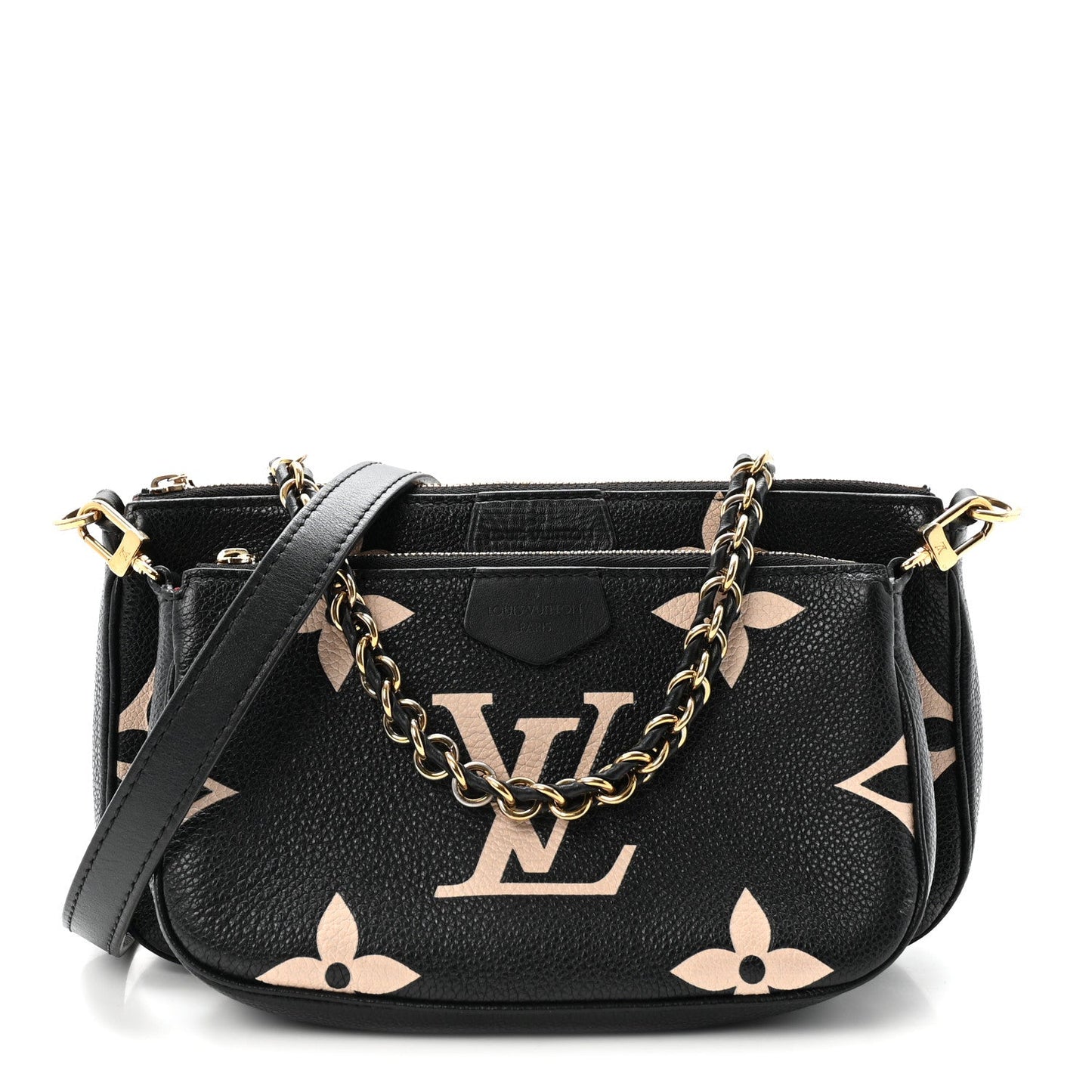 Empreinte Monogram Giant Multi Pochette Accessories Black Beige