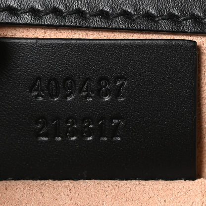 Guccissima Small Padlock Shoulder Bag Black