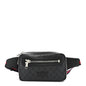 Soft GG Supreme Monogram Web Belt Bag Black Grey
