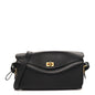 Smooth Calfskin Medium Le 7 Shoulder Bag Black