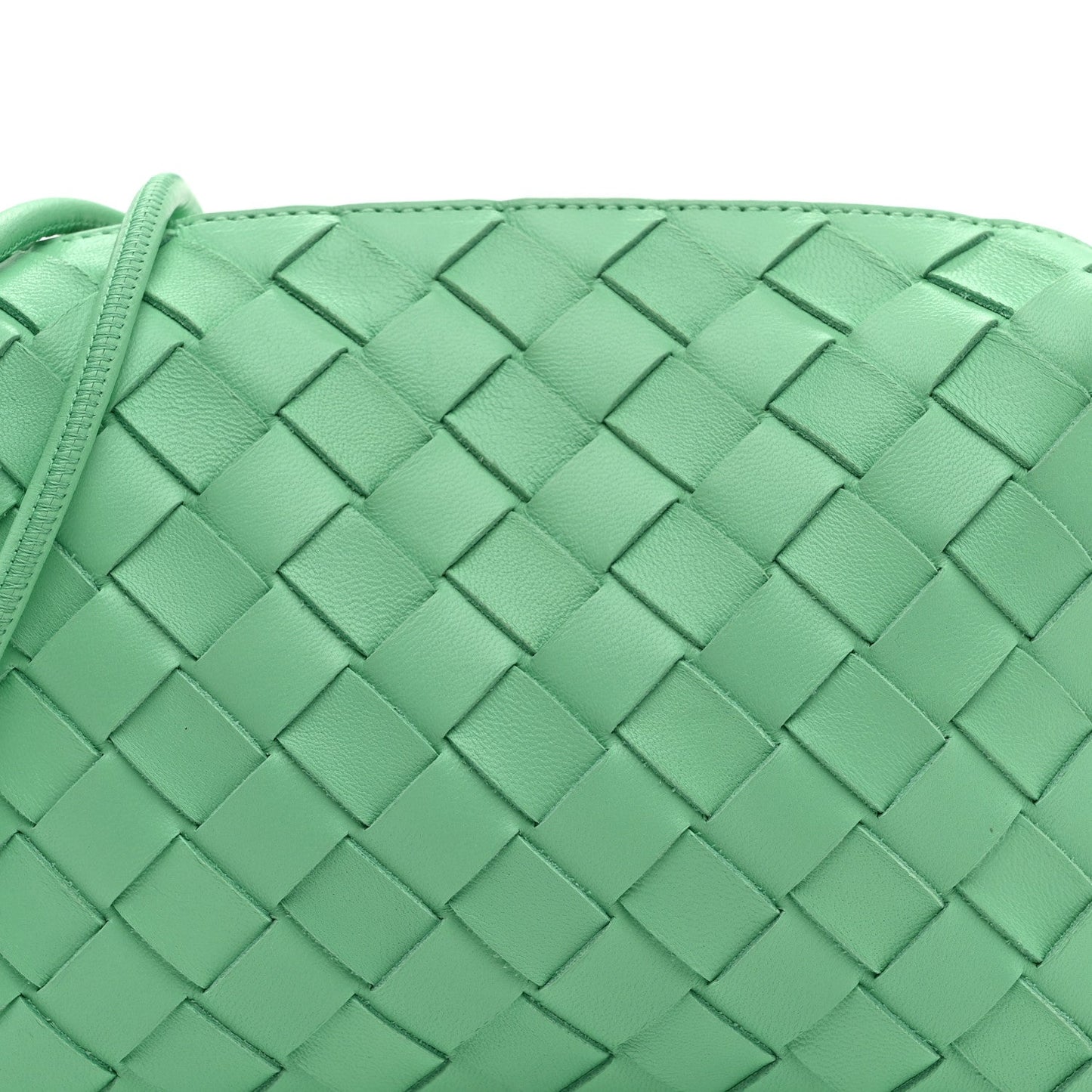 Nappa Intrecciato Mini Loop Camera Bag Fountain