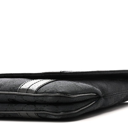 Monogram Satchel Black