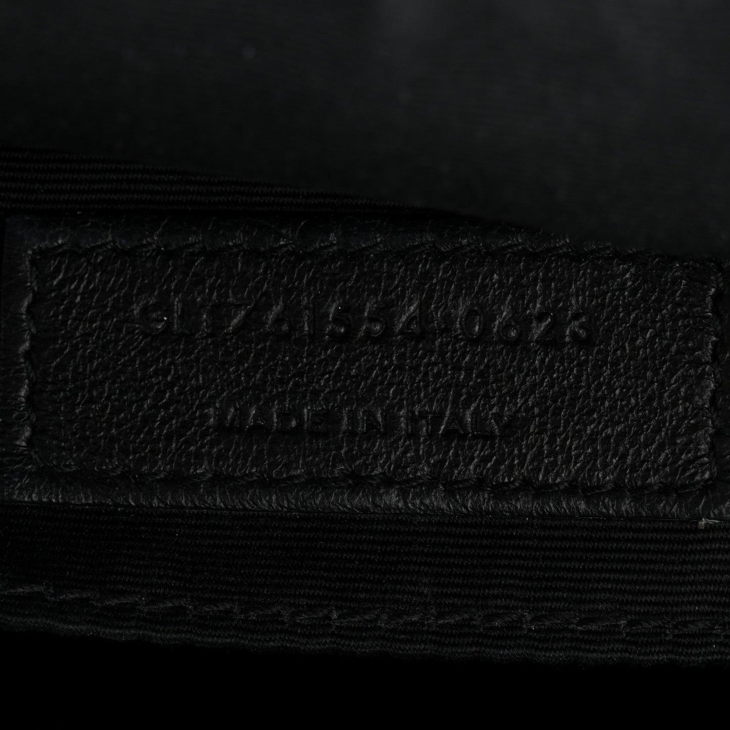 Calfskin Matelasse Monogram Monochrome Lou Camera Bag Black
