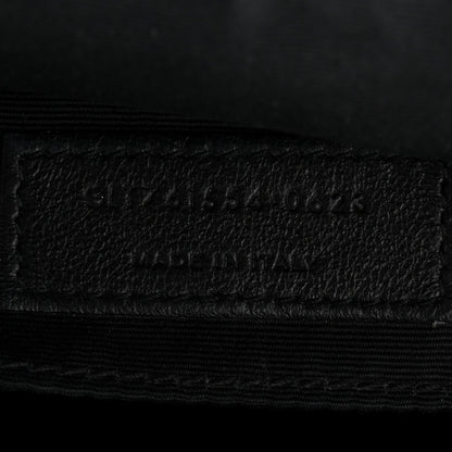 Calfskin Matelasse Monogram Monochrome Lou Camera Bag Black