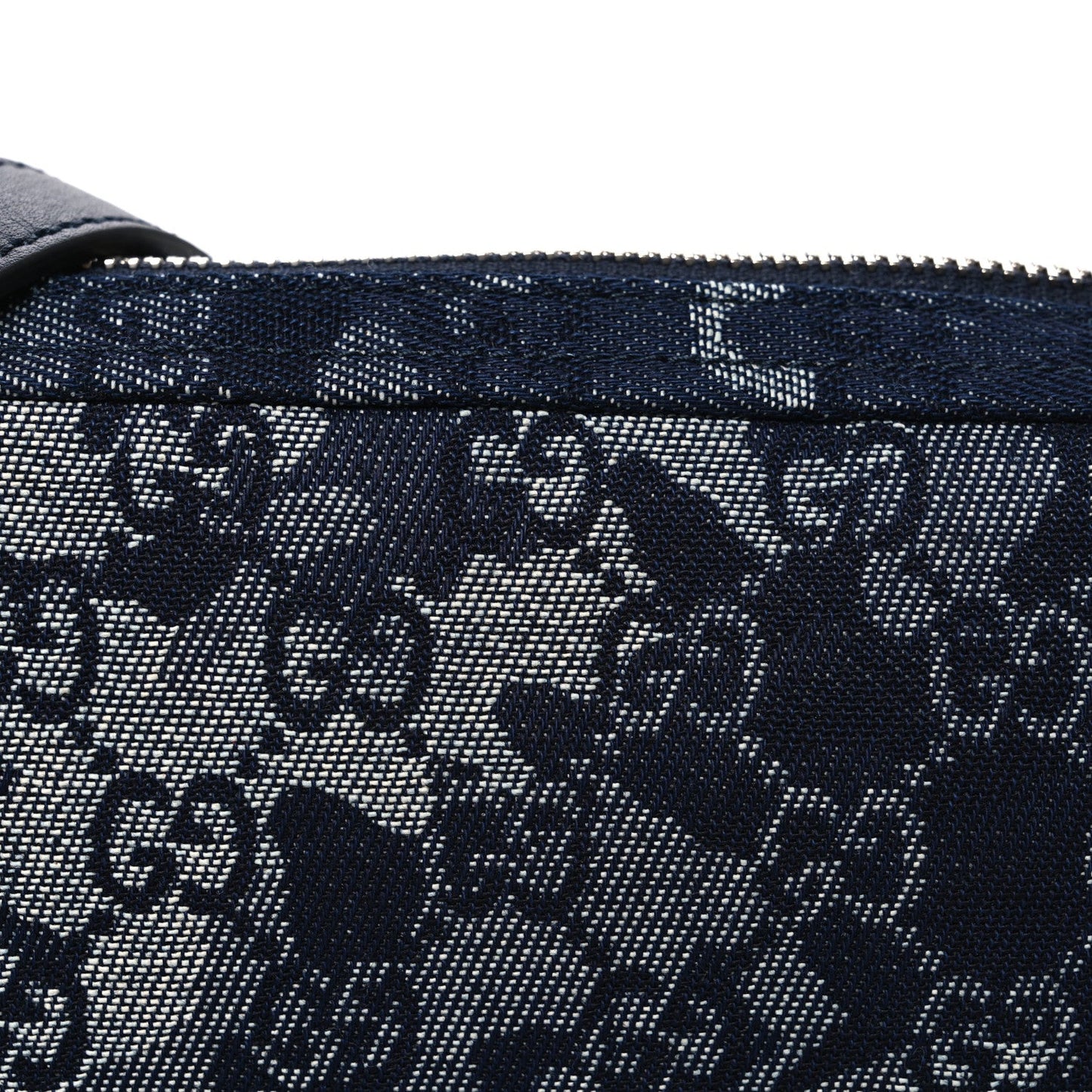 Denim GG Monogram Camouflage Small Crossbody Bag Blue