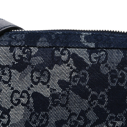 Denim GG Monogram Camouflage Small Crossbody Bag Blue