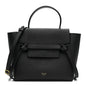 Grained Calfskin Nano Belt Bag Black