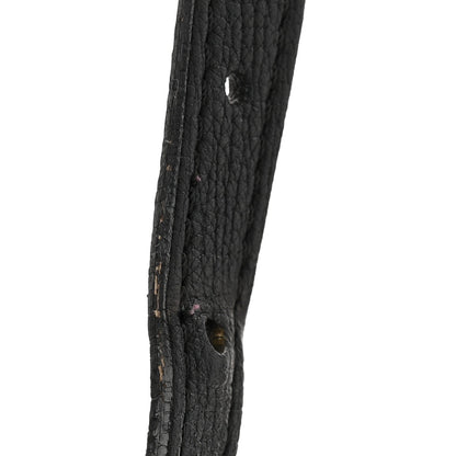Grainy Calfskin House Check Small Canterbury Black