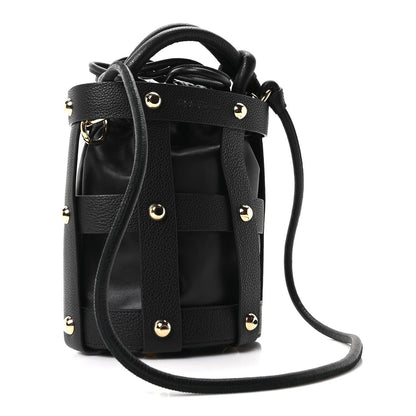 Calfskin Cage Bag Black