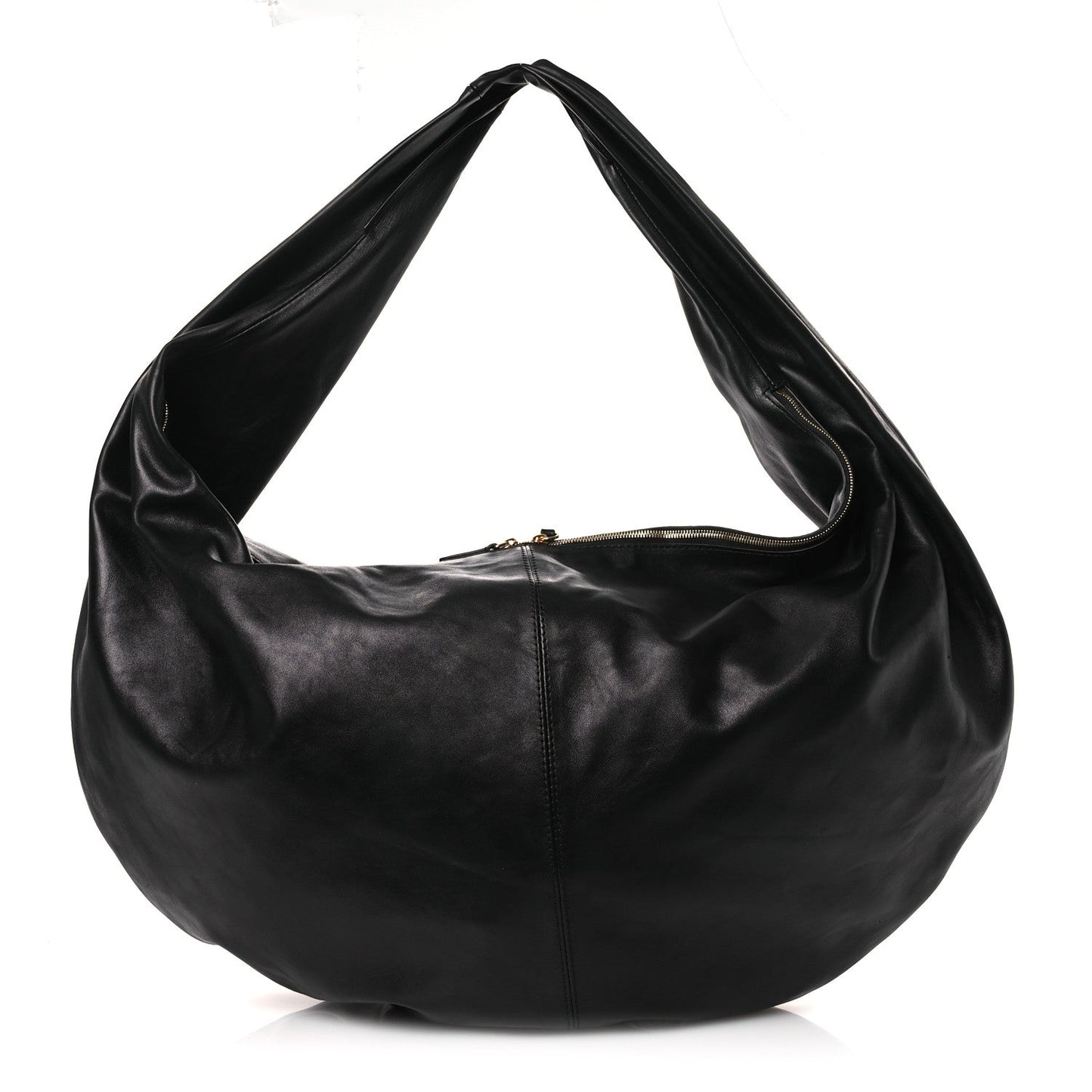Vintage Calfskin Extra Large Olivia Hobo Black