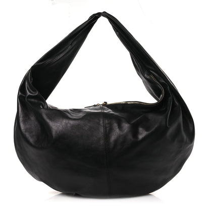 Vintage Calfskin Extra Large Olivia Hobo Black