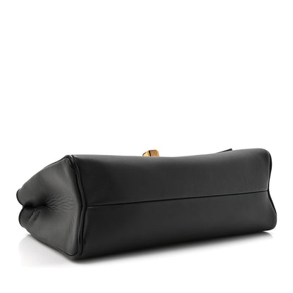 Calfskin Audrey Crossbody Black