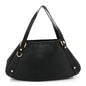 Calfskin Medium Abbey Shoulder Bag Black