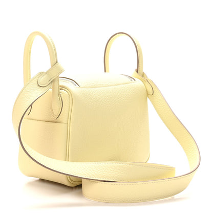 Taurillon Clemence Verso Mini Lindy 20 Jaune Milton Mushroom