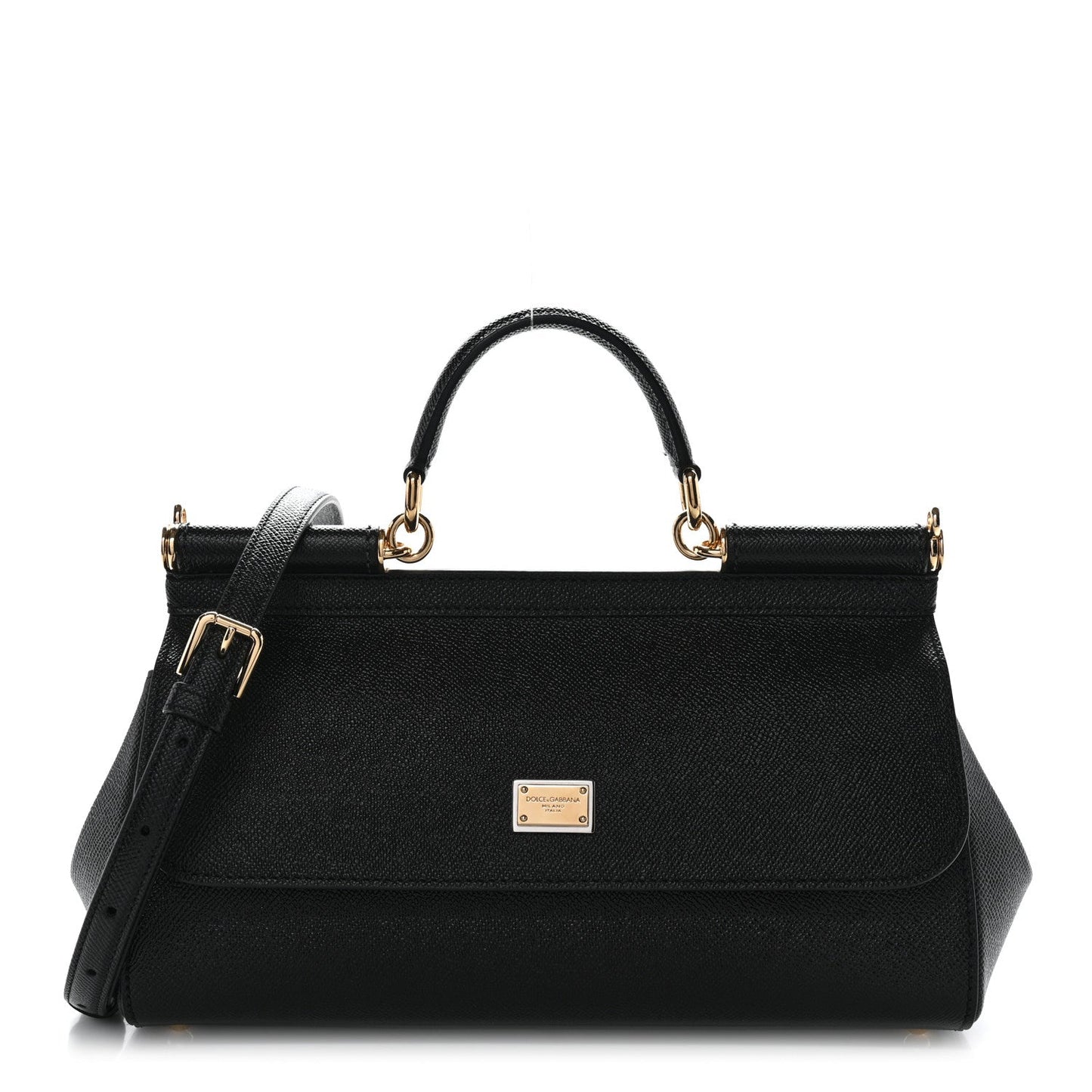 Dauphine Medium Miss Sicily Satchel Black