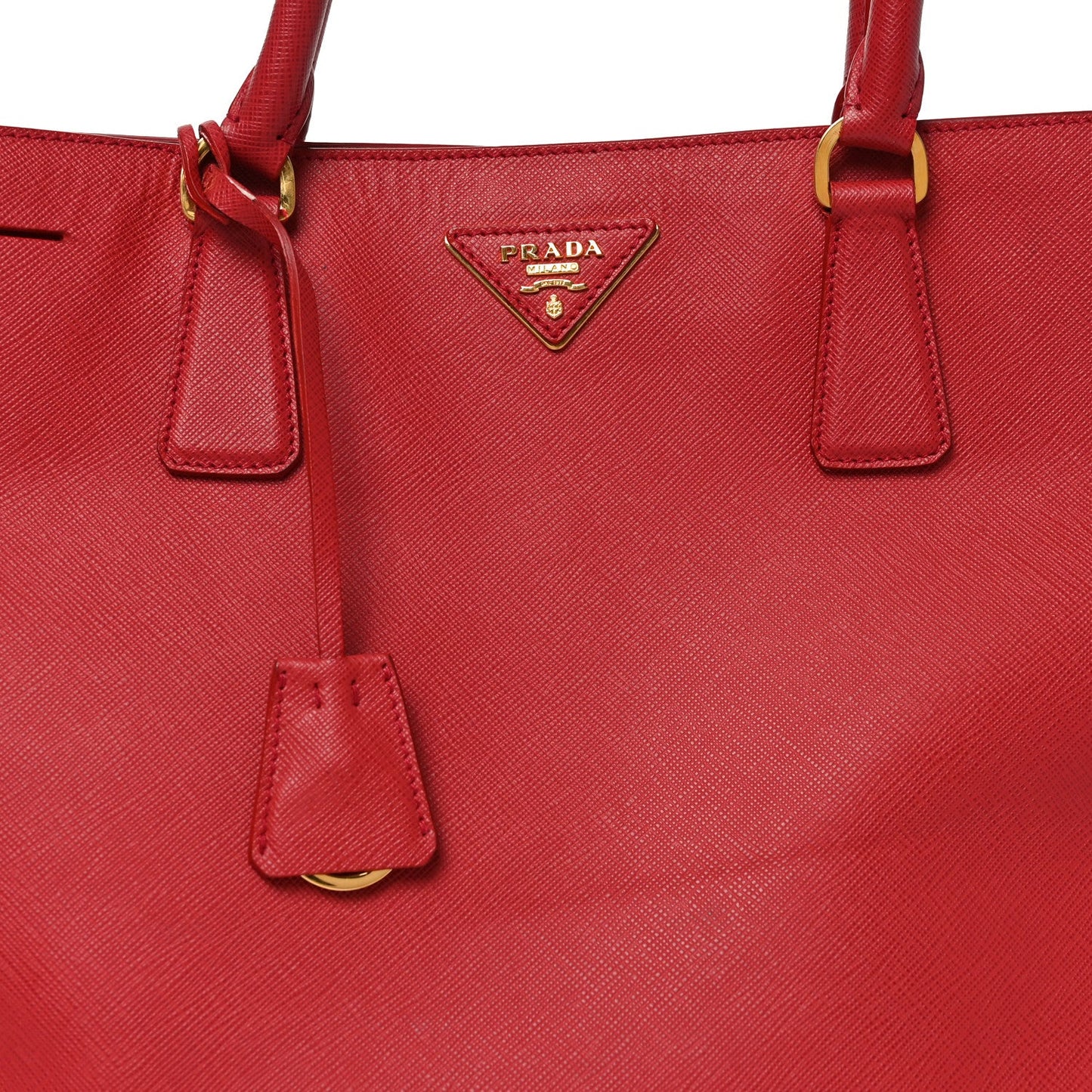 Saffiano Lux Large Tote Fuoco