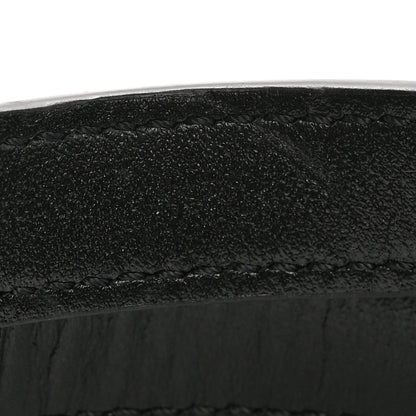 Coated Canvas La Greca Signature  Black Gray