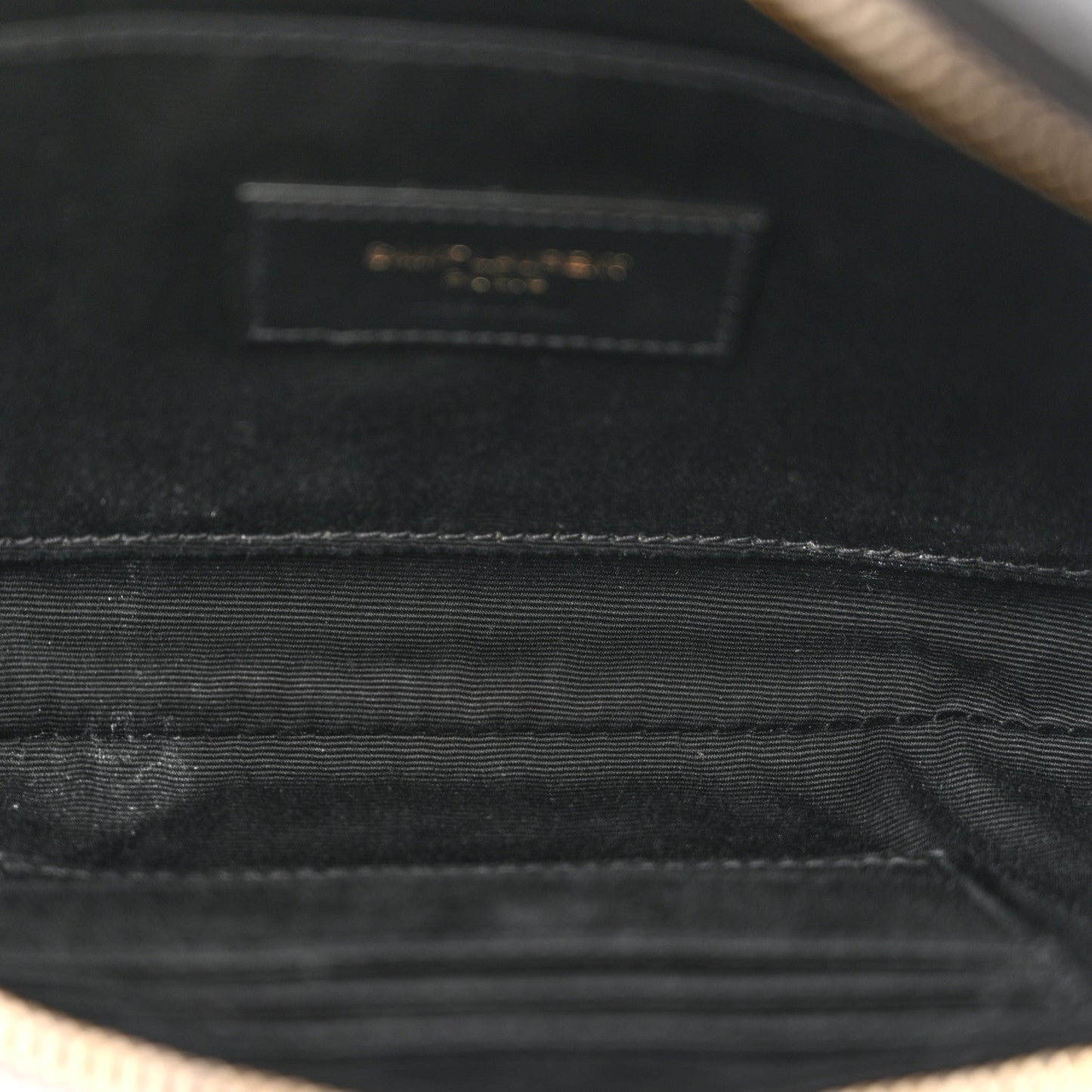Grain De Poudre Monogram Belt Bag Black