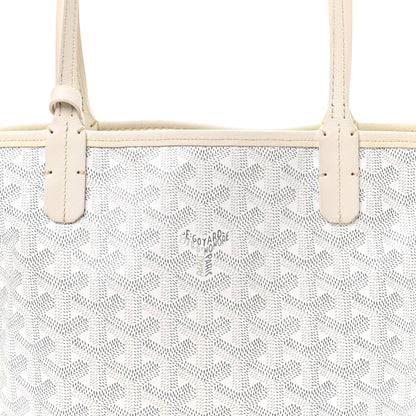 Goyardine Reversible Mini Anjou White