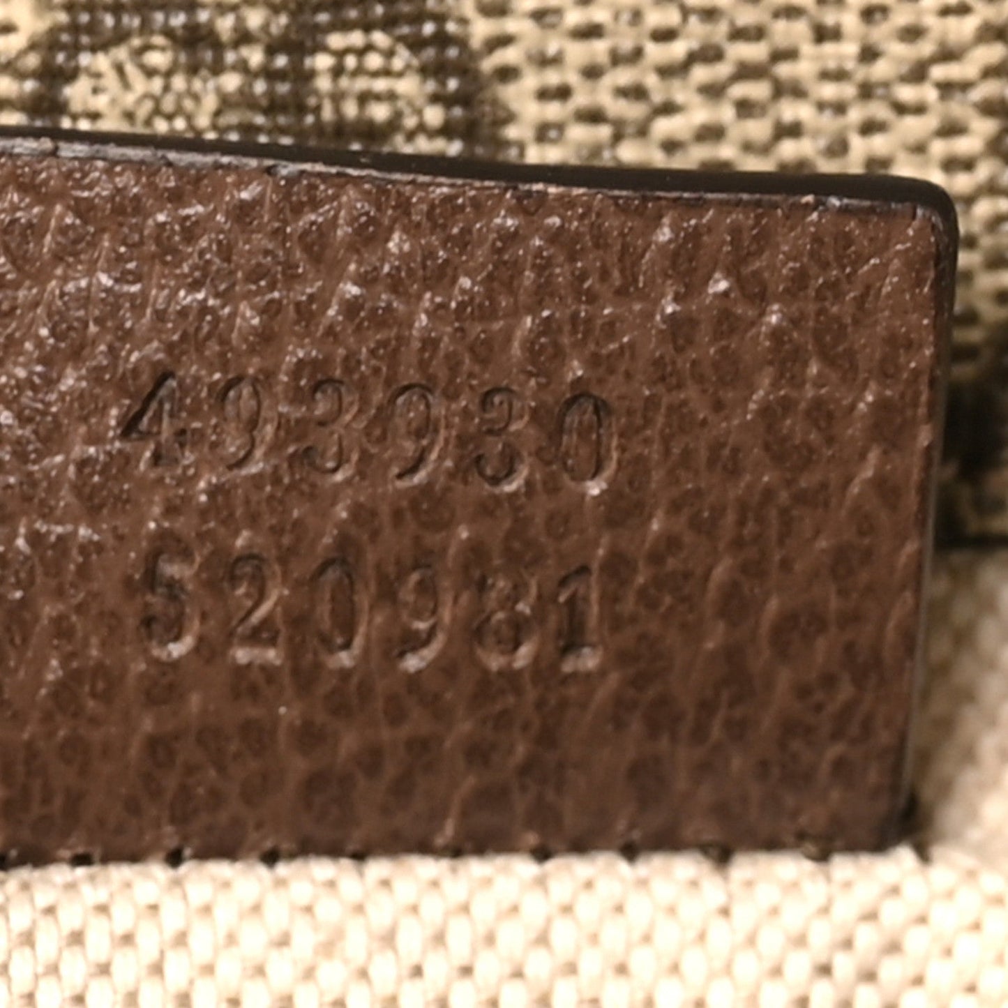 GG Supreme Monogram Neo Vintage Web Belt Bag Brown