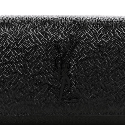 Grain De Poudre Monogram Kate Belt Bag Black