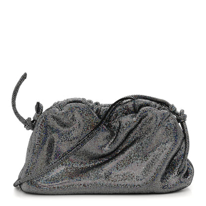 Glitter Calfskin Mini Cloud Clutch Multicolor