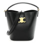 Smooth Calfskin Triomphe Small Louise Bag Black